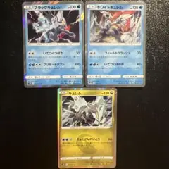ブラックキュレム ホワイトキュレム キュレム 3枚セット