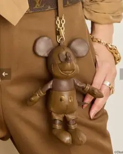 新品☆Mickey Mause／Leather Charm