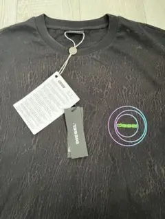 Diesel ブラック Tシャツ カラフルロゴ