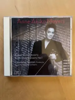 バーバー・ブルッフ ヴァイオリン協奏曲 CD アン・アキコ・マイヤーズ