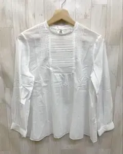 タグ付 新品 Dot and Stripes 長袖 コットンレース ブラウス