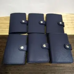 レザー風ケース6個セット カードサイズ