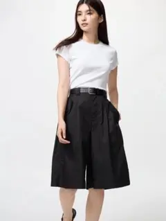 美品♡ UNIQLO ユニクロ ブラックユーティリティバミューダショーツ　S