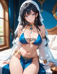 AIイラスト 美女 A4ポスター Ｊ86