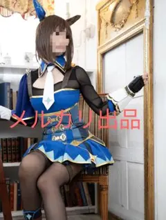 ウマ娘 アドマイヤベガ コスプレ衣装フルセット ウィッグ 靴込み ウマ娘 プリティーダービー アドマイヤベガ コスプレ衣装