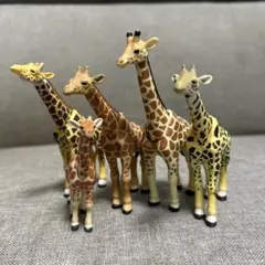 アニア　キリン　5体まとめ売り　動物フィギュア