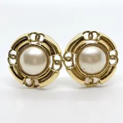 CHANEL シャネル 94A イヤリング ココマーク フェイク パール