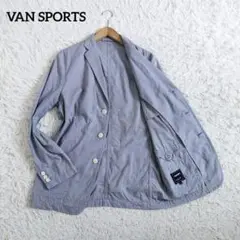 VANSPORTS　テーラードジャケット　サマーアンコン　綿100％　L