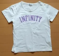１４０　NAVY 　半袖Tシャツ　夏物処分　白Tシャツ　男女兼用　同梱値引きあり
