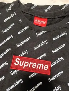 Supreme ブラック ロゴ Tシャツ M 新品未使用