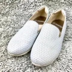 BeauFort ビューフォート◆軽量 スリッポンシューズ 幅広 パイソン 軽量