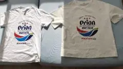 Orion ドラフトビール TシャツLサイズ Mサイズ ホワイト2枚売試着のみ