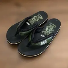 キッズ ビーチサンダル 黒 24.0cm 男の子
