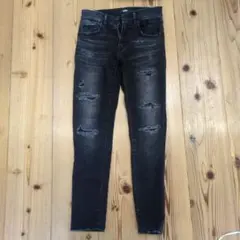 AZUL by MOUSSY スキニーデニム XS ダークグレー