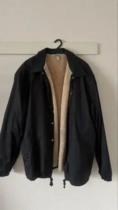 ブラック フリースジャケット ボアジャケット 服 メンズ Lサイズ 即日発送