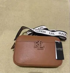 送料無料 LAUREN RALPH LAUREN ショルダーバッグ ブラウン