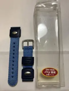 新品 未使用 CASIO カシオ プロトレックレイ 替えバンド 交換バンド 青