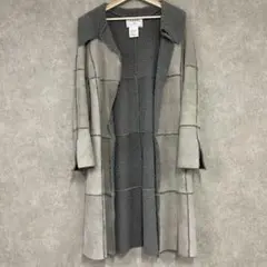 シャネル ラムレザー グレーコート