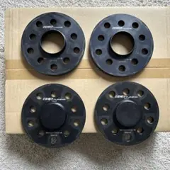 ECSホイールスペーサー15mm×2 個＆シュラウベ ホイールボルト×10本 ホイールスペーサー 10mm / ロングボルト付 CTS Turbo製 PCD112