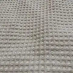ワッフル生地白