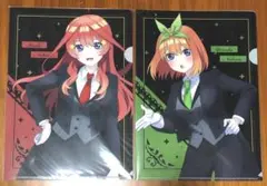 五等分の花嫁　クリアファイル　中野四葉　中野五月　タキシード
