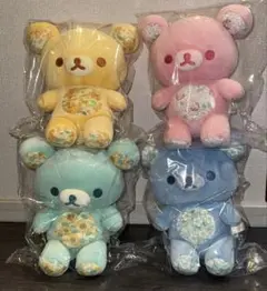 【新品未使用】リラックマ 銀座限定 あなたを想うリラックマ　ぬいぐるみ　4種