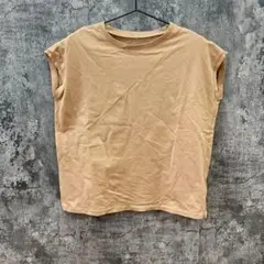 ✨23区✨ノースリーブカットソー♡キレイ目♡シンプル♡無地♡ブラウン(38)