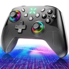 Switch2対応 プロコン 無線＆背面ボタン付き ダブルホールセンサー搭載