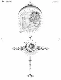 トップス meltthelady horoscope tattoo tops(black) horoscope tattoo tops(nude)/meltthelady