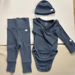 H&M ベビーロンパース 3アイテムセット(62cm)