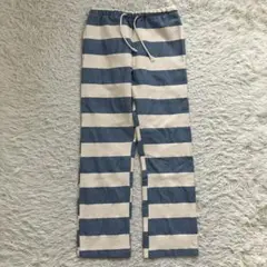 《極美品珍品早い者勝》us ragsユーエスラグスプリズナーパンツ囚人服ボーダー