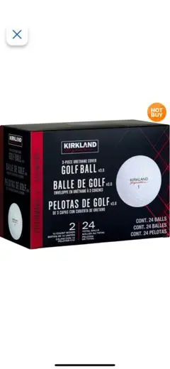 KIRKLAND ゴルフボール V3 12個入り（1ダース）