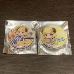 角巻わため　ウェンディーズ 缶バッジ　2点セット
