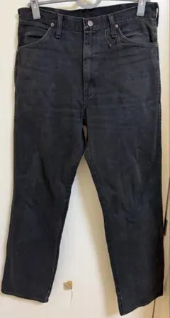 90's USA製 936WBK Wrangler ブラックデニムパンツ W34