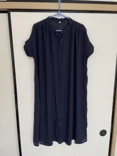 しまむら✧ロングチュニック✧ネイビー✧ゆったり✧サラサラ
