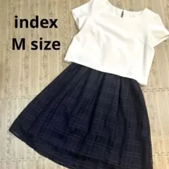 index レディース　ドッキング　ワンピース　半袖