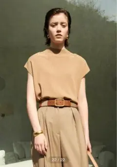 Mila Owen ハイネックフレンチスリーブニット　定価7,920円