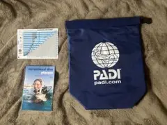 PADI レクリエーショナルダイブプランナー、防水バック