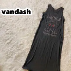 vandash ワンピース ノースリーブ Mサイズ プリント