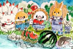 おいしいお野菜！！8/5 13（原画）ポストカードのみ