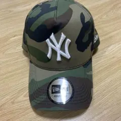 NEW ERA ベースボールキャップ　迷彩　バックスナップ
