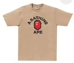 【新品未使用/正規品】a bathing ape bape Tシャツ ベージュ