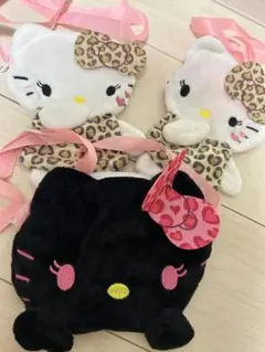 ハローキティーガチャガチャ　ぬいぐるみポシェット　ガチャ