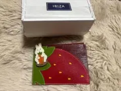 【新品未使用】財布IBIZA いちごモチーフ コインケースうさぎ