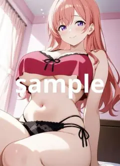 AIイラスト　セクシー　アニメイラスト　ポスター　A4サイズ　No.324