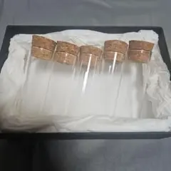ガラス瓶 (コルク蓋)瓶30ml 5個セット