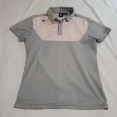 DESCENTE GOLF グレー M シャツ