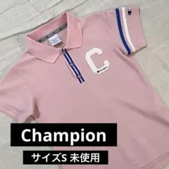 ●未使用●チャンピオン ポロシャツ ピンク系 S ゴルフ ストレッチ