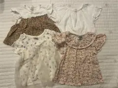 90〜100 Tシャツ4枚セット　夏