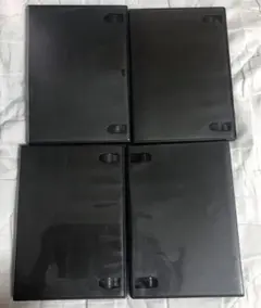 DVD 空ケース　1枚入り× 4個セット 黒